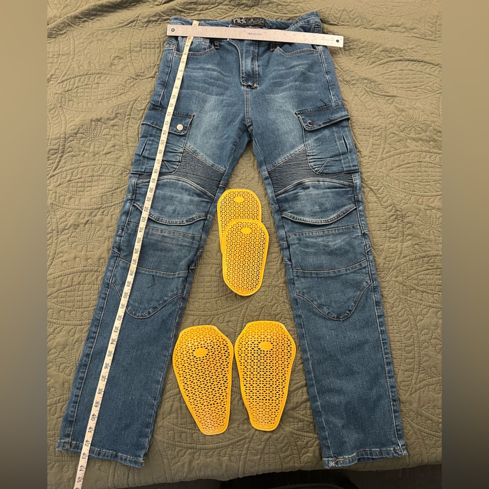 NBT Motorcycle pants with hip and knee pads